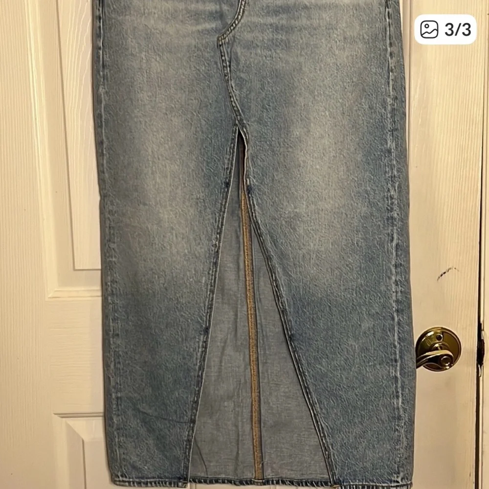 American Eagle Outfitters Light Blue Denim Skirt - Picture 13 of 14
